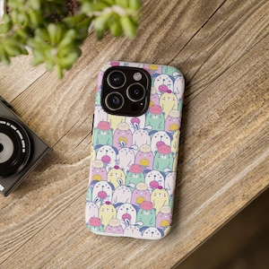 Cute Cartoon Dog Phone Case - Minimalist Puppy Sketch Cover for iPhone 13, 14, 15, 16 | Aesthetic & Durable