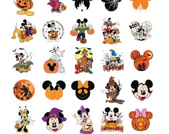 Mickey Halloween SVG, Mickey and Minnie Halloween SVG, Mouse Halloween svg, Cartoon Halloween svg, Kids Halloween svg, SVG Mickey Halloween