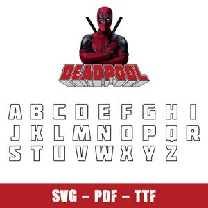deadpool font, deadpool svg, deadpool font svg, deadpool font cricut, deadpool font silhouette, deadpool cuttable font-ink, deadpool  font