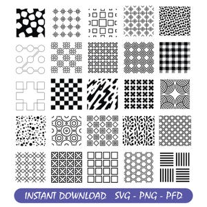 Patterns Svg Bundle, Floral Pattern Svg, Lines Pattern Svg, Seamless Pattern Floral Svg, Geometric Svg, Background Pattern Svg, Cricut svg