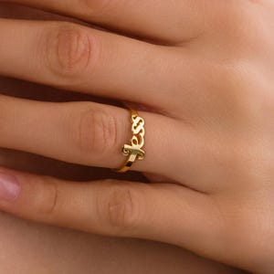 Custom Name Ring, Personalized Silver Ring, Dainty Name Ring, Unique Gift for Her, Perfect Birthday or Mother’s Day Gift, Name Ring