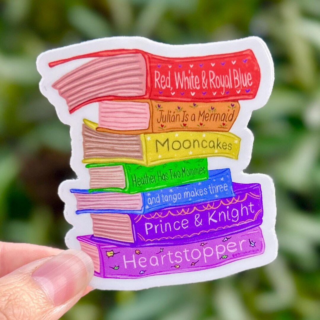 LGBTQ+ Pride Children's and Young Adult Books Sticker - Etsy