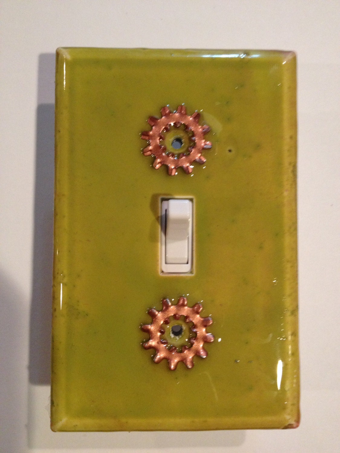 Single toggle light switch plate Etsy
