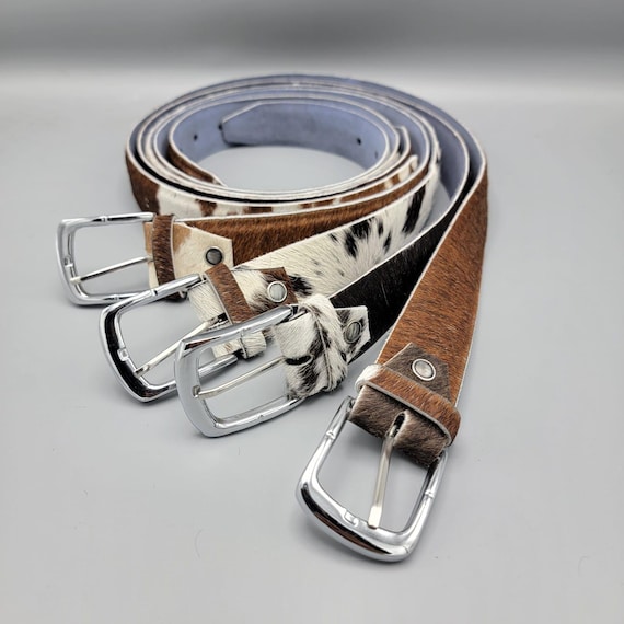 Cowhide Leather Belt & Wallet Set Rustic Leather With Free  display picture 2