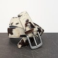 Cowhide Leather Belt Western Hair On Pony Skin Unisex product logo
