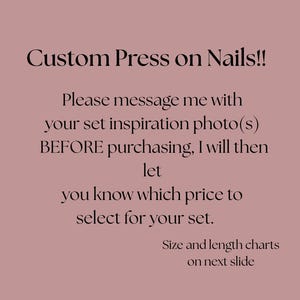 Custom Press on Nails