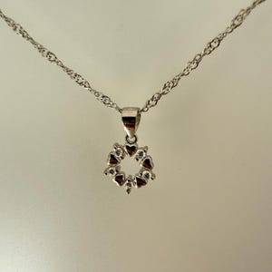 Silver Flower Pendant | Silver Necklace | Tiny Silver Necklace | Flower Necklace in Sterling Silver | Everyday Necklace | Gifts for Her