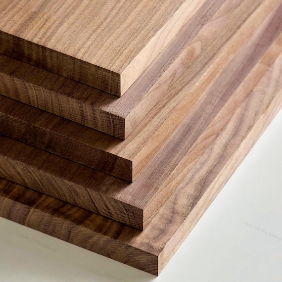 Walnut Wood,Walnut Wood Boards,Custom Size,Walnut Wood Plank,Raw Materials,Wooden Shelf,Thin Wood Boards,Raw Materials,Diy Wood Materials.