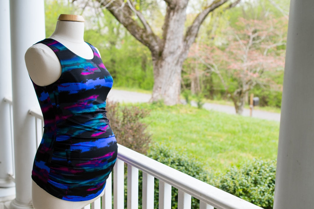 Ready to Ship Maternity Swim Top - Modest Swimwear Women - - Etsy