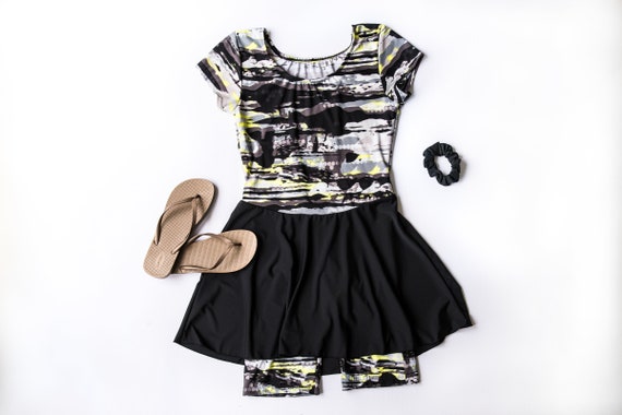 modest swim dress