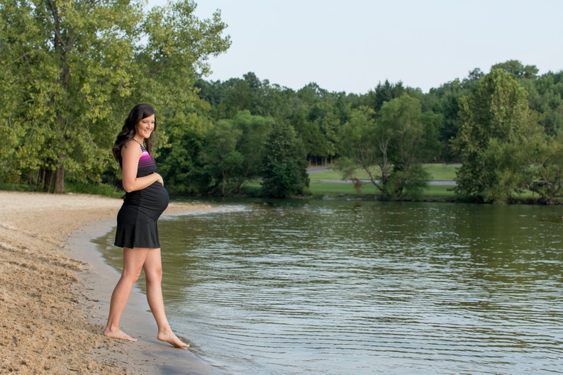 Modest Maternity Swim Top Custom Maternity Swimwear - Etsy