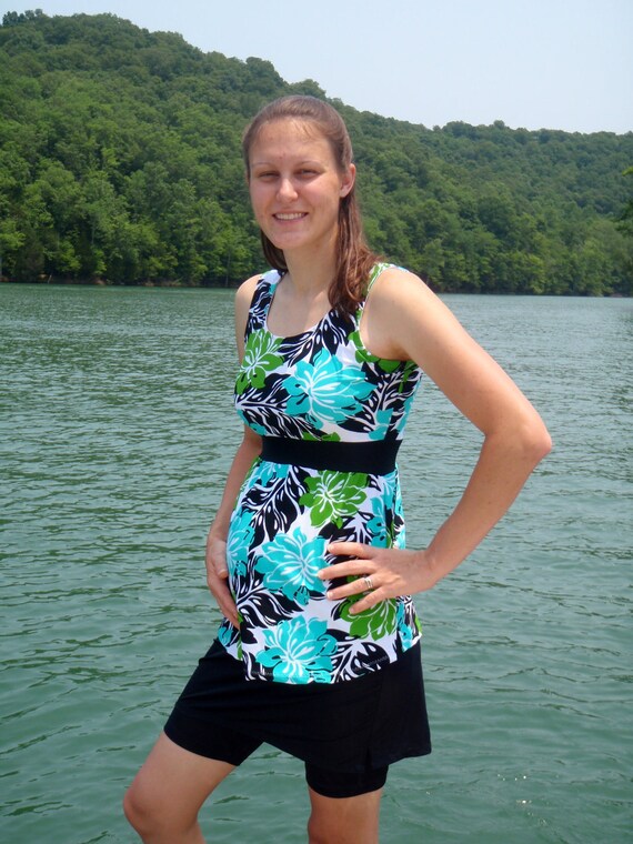 Modest Maternity Swimwear Maternity Swimsuit Modest Swim Etsy