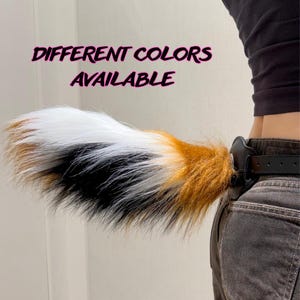 Super Motion Tail with Removable fur cover – Soft & Wiggly, Cosplay, Furry Accessory, Costume Tail