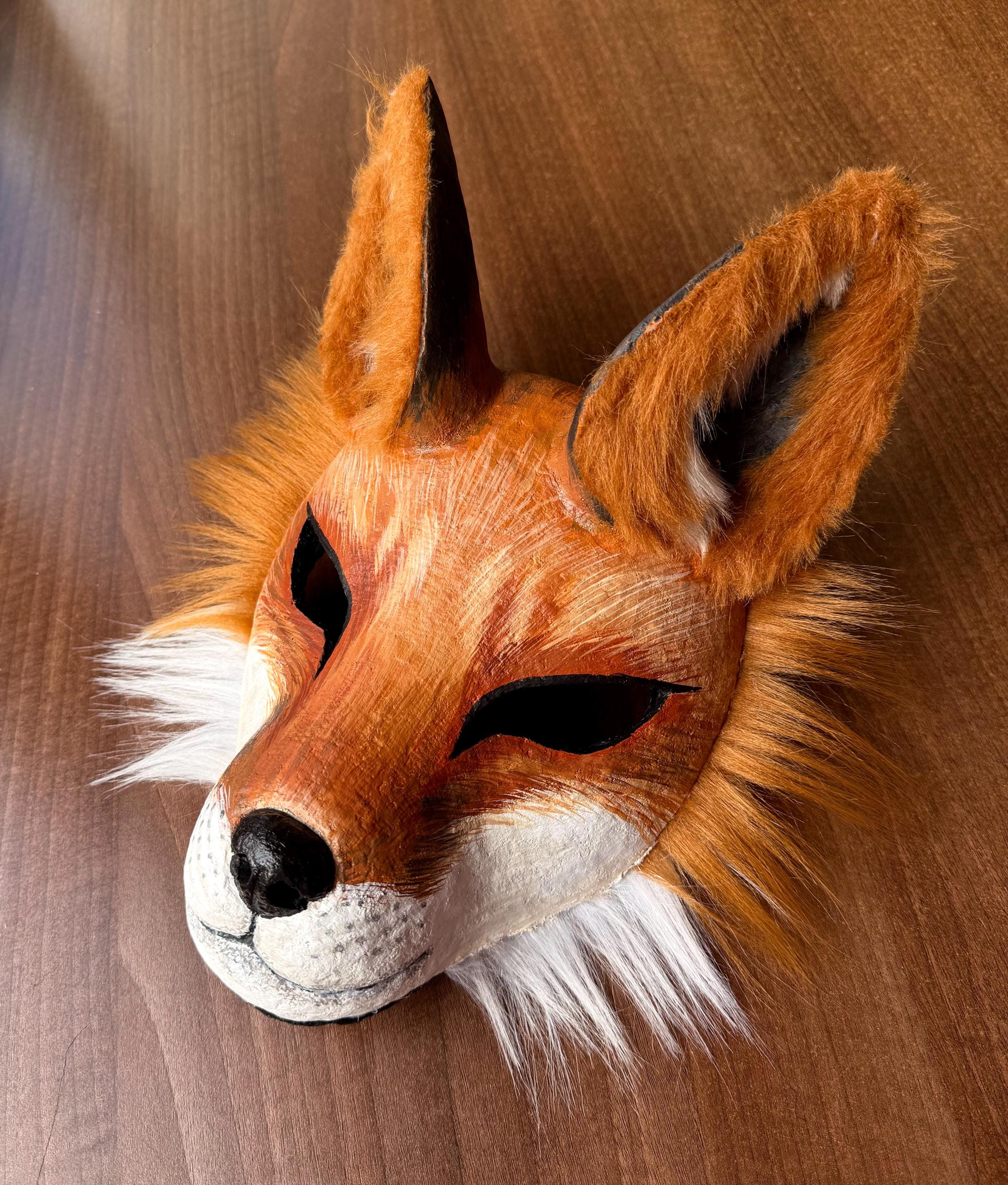 Fox Rherian Mask Red Fox Mask : for Therians, Cosplay, Furries - Etsy