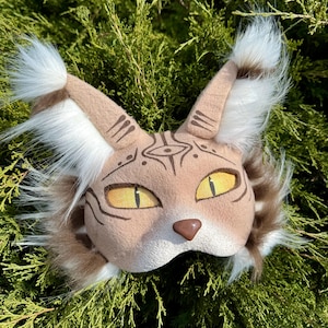 Handmade cat mask, therian mask, animal mask, cosplay, mask for quadrobics, therianthropy