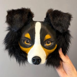 Handmade Realistic Therian Dog Mask: Cosplay & Quadrobics