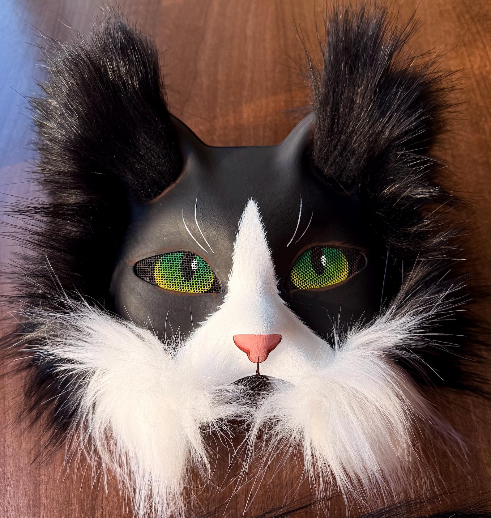 Handmade Maine Coon Cat Mask and Tail: for Therians, Cosplay, Furries ...