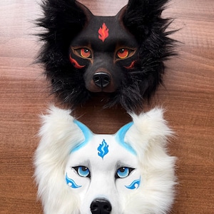 Therian mask, wolf mask, animal mask, cosplay, mask for quadrobics, for quad running, therianthropy
