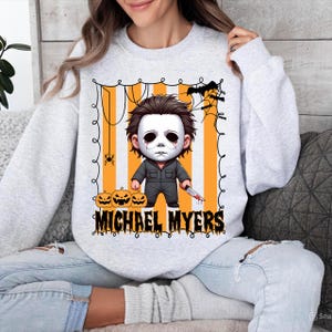Masked Horror Character Halloween PNG, Scary Frame Style Sublimation Design, Digital Download, Spooky Slasher Clipart for Horror Shirt
