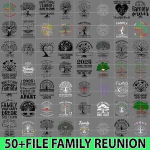 50+ Family Reunion png Bundle, Family Vacation Reunion png, Family reunion shirt Png, Family Tree PNG, Funny Tshirt Design, Digital Download