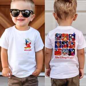 Personalized Disney Fantasia T-Shirt, Mickey Magic Shirt, Fantasia Sorcerer T-Shirt, Mickey boy shirt Disney Trip Shirt, Magic Kingdom Shirt