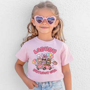 Labubu Birthday Girl Shirt, Labubu Birthday Gift, Cute Labubu Birthday Tee, Labubu Monster Tee, Labubu Party Outfit, Cute Birthday T-shirt