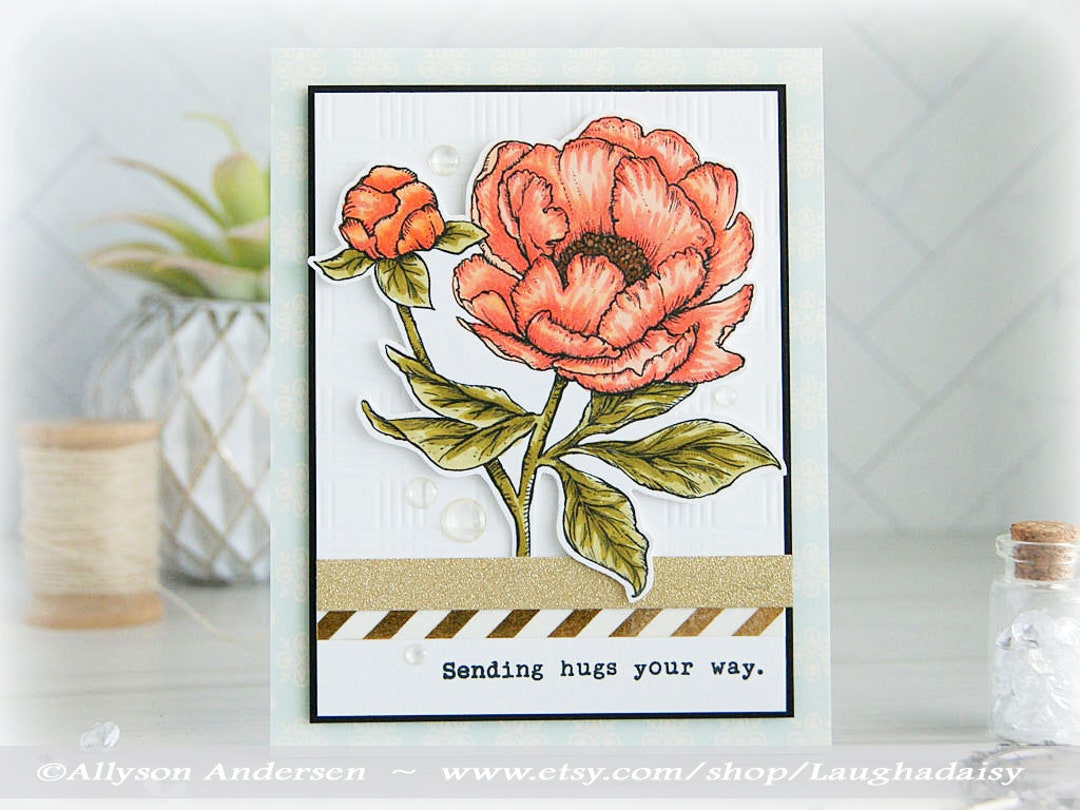 Sending Hugs Your Way Greeting Card - Encouragement Card - Love and ...