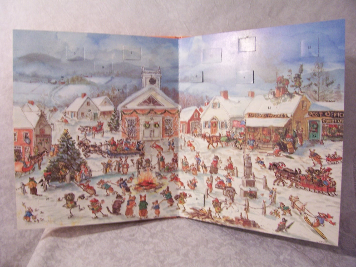 Tasha Tudor Illustrated ADVENT Calendar Book Excellent Etsy Tasha Tudor Illustrated ADVENT Calendar Book Excellent Etsy
