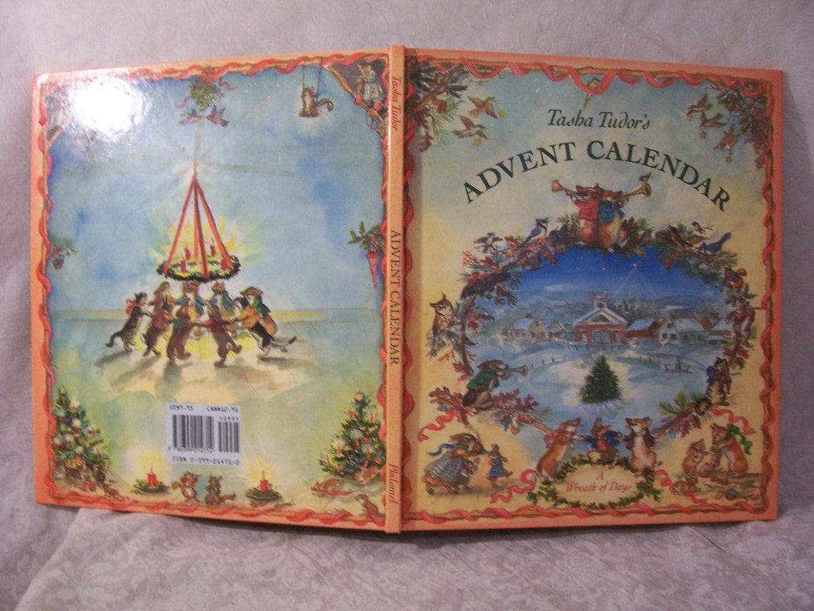 Tasha Tudor Illustrated ADVENT Calendar Book Excellent Etsy Tasha Tudor Illustrated ADVENT Calendar Book Excellent Etsy