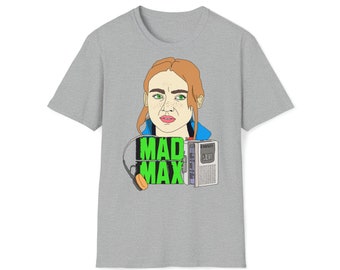 Mad Max Tee Shirt | Stranger Things Tee | Pop Culture Plastics | Printed Womens Tee