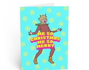 Me So Christmas Card | Britta Perry | Community Card | Funny Gift Card | Pop Culture Plastics