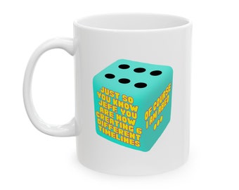 Community Mug | Darkest Timeline Mug | Jeff Winger Mug | Abed Mug | Pop Culture Plastics