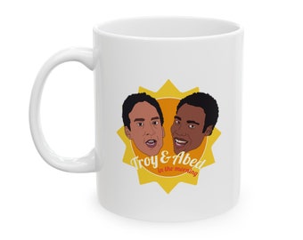 Troy and Abed in the Morning Mug | Community TV show | Pop Culture Plastics | Fun gift