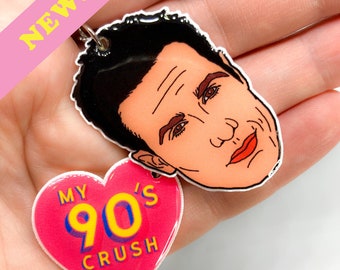 Freddie Prinze Jr. Keychain | Pop Culture | My 90's Crush | Nostalgia | Gift
