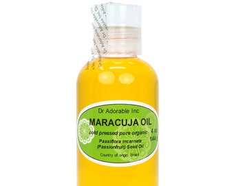 4 oz - Maracuja Oil - 100% Pure Organic Passionfruit Oil Cold Pressed Fresh Skin Care