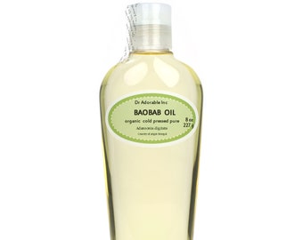 8 oz - Baobab Oil - 100% Pure & Organic Cold Pressed