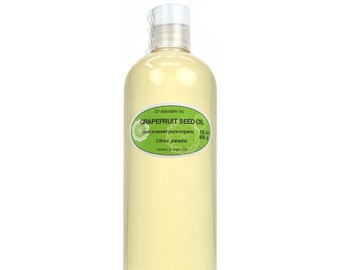 16 oz - Grapefruit seed Oil - Organic Cold Pressed 100% Pure Fresh Natural Spa Relaxation Bath Beauty