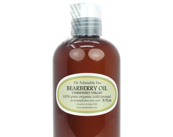 8 oz - Bearberry Oil - Organic Natural 100% Pure Skin Nails Craft Massage