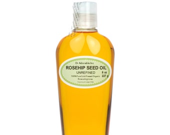 8 oz - Rosehip Oil UNREFINED - 100% Pure & Organic Cold Pressed