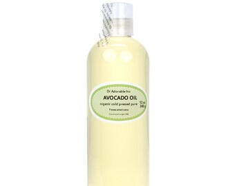 12 oz - Avocado Oil - Cold Pressed Organic 100% Pure