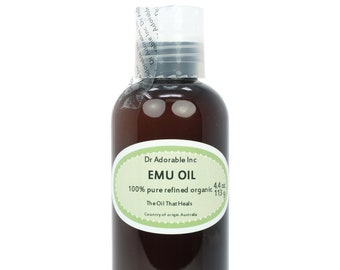 4 oz - Emu Oil - 100% Pure Organic Fresh From Australia