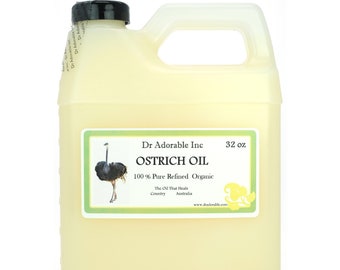 32 oz - Aceite de avestruz - 100% puro fresco de Australia