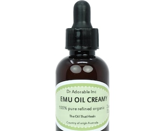 2.2 oz - Emu CREAMY Oil - 100% Pure Fresh From Australia Natural Organic
