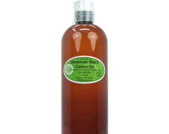 16 oz - Pure Jamaican Black Castor Oil - Super Potent Strengthen Grow & Restore Hair Care Organic