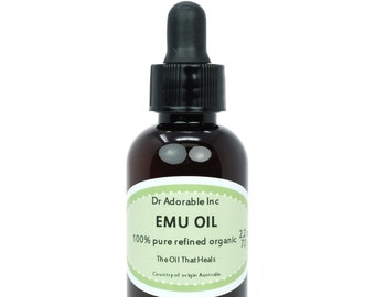 2 oz - Emu Oil - 100% Pure Organic Fresh From Australia