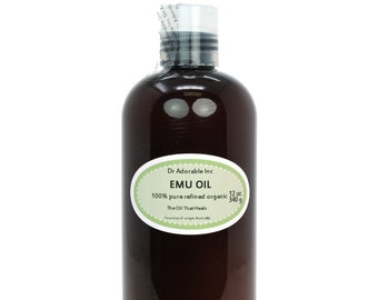 12 oz - Emu Oil - 100% Pure Organic Fresh From Australia