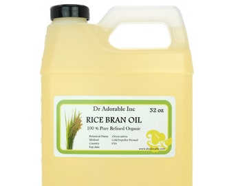 32 once - Olio puro di crusca di riso - Pressato a freddo biologico