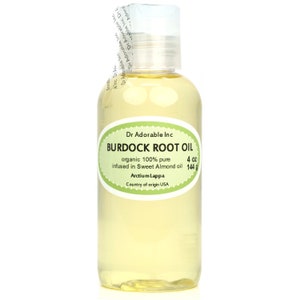 4 oz - Pure Burdock Root Oil - Organic Herbal Oil