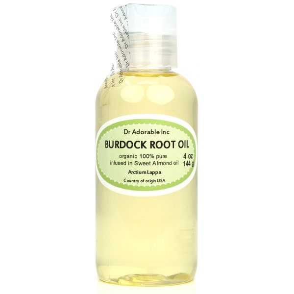 4 oz - Pure Burdock Root Oil - Organic Herbal Oil