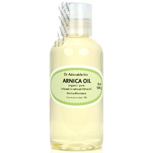 4 oz - Arnica Montana Herbal Oil - 100% Pure & Organic Infused